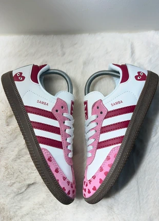 Adidas Samba x Comme Des Garçons / Rose - Blanc, marque: adidas, état: Très bon état, taille: 38, 74,00 €, 78,40 € Protection acheteurs incluse