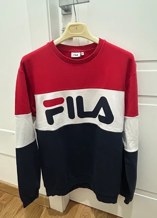 🔥 Felpa Fila Girocollo Logo Grande Uomo - Rosso - Blu - Bianco - Taglia M 👕, marque: FILA, état: Très bon état, taille: M, 19,90 €, 21,60 € Protection acheteurs incluse