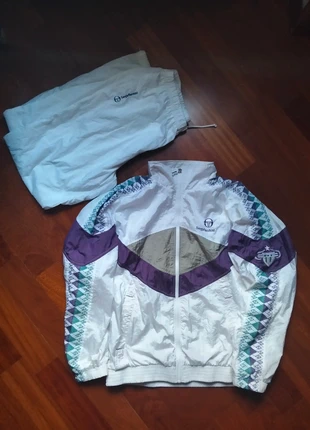 Vintage '90s Sergio Tacchini Full Tracksuit Baggy Fit 52 IT, marque: Sergio Tacchini, état: Très bon état, taille: XL, 45,00 €, 47,95 € Protection acheteurs incluse