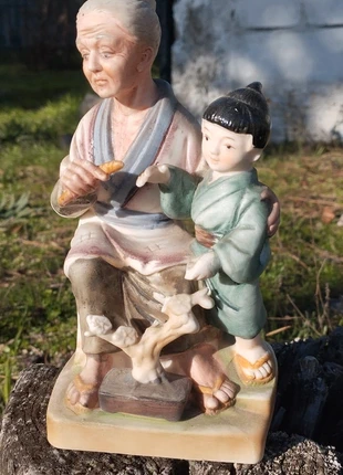 🌟 Estatueta Japonesa Encantadora - Avó e Neto 🌟, merk: Top Vintage, staat: Veelgebruikt, € 2,50, € 3,33 inclusief Kopersbescherming