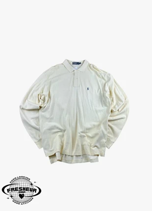 Polo Ralph Lauren Brodé Uni Vintage Style Jaune Clair- XL (C68), marca: Ralph Lauren, estado: Muy bueno, tamaño: XL, 19,00 €, 20,65 € Protección al comprador Pro incluida
