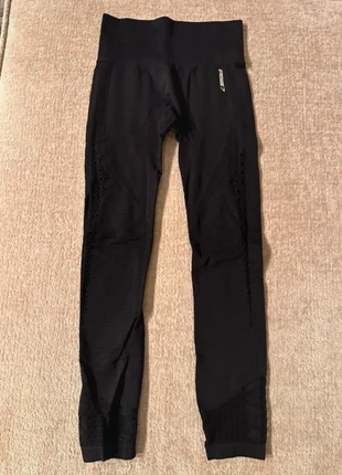 Gymshark Energy+ Seamless Leggings - zwart, maat S, marque: Gymshark, état: Bon état, taille: S / 36 / 8, 8,00 €, 9,10 € Protection acheteurs incluse