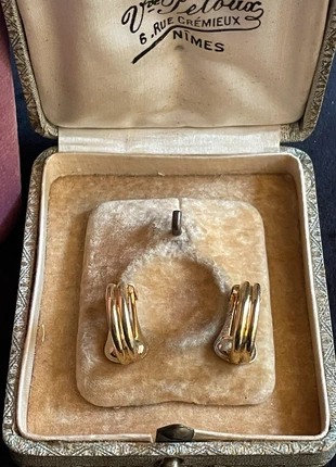Boucles d'oreilles clips vintage signées David Grau années 80, marque: Vintage Chic, état: Très bon état, 11,00 €, 12,25 € Protection acheteurs (Pro) incluse