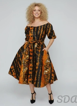 Robe bazin africain évasée légère, marca: Africa, estado: Muito bom, tamanho: L / 40 / 12, €43.00, €45.85 inclui Proteção do Comprador Pro