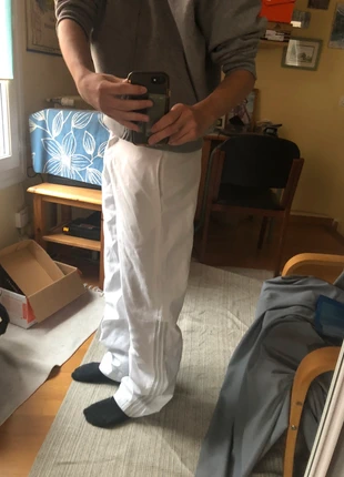 Adidas trackpant white/grey Y2k vintage rétro baggy fit 00s|10s, brand: adidas, condition: Very good, size: L, €26.00, €28.00 includes Buyer Protection
