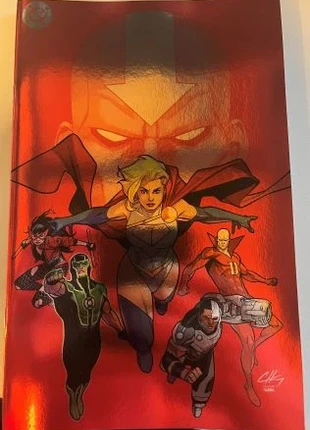 Justice League Red #1 Clayton Henry Red Foil Variant cover (DC Comics), staat: Heel goed, € 8,39, € 9,51 inclusief Kopersbescherming Pro