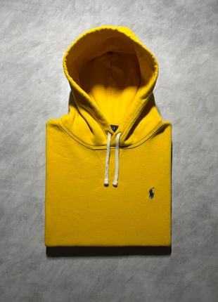 Sweat à capuche Pull Hoodie Ralph Lauren Jaune Logo brodé Marine | Taille S, merk: Ralph Lauren, staat: Heel goed, maat: S, € 40,00, € 42,70 inclusief Kopersbescherming