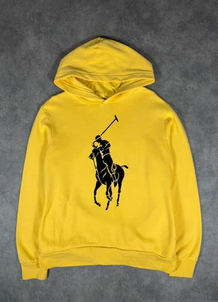 Sweat à capuche | Sweat-shirt Ralph Lauren Jaune Logo Floqué Noir Taille XS, marca: Ralph Lauren, estado: Muito bom, tamanho: XS, €28.90, €31.05 inclui Proteção do Comprador
