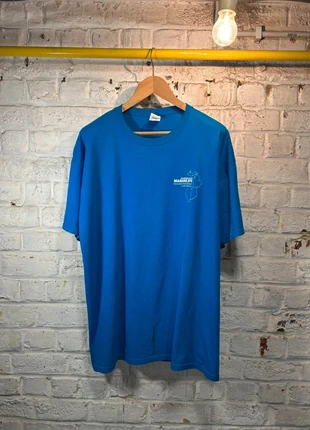 Tee Manure Expo North American - Fruit of the Loom HD Cotton - XL - Bleu / Blanc, brand: Fruit of the Loom, condizioni: Buone, taglia: XL, €4.50, €5.43 include la Protezione acquisti