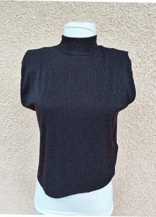 Haut noir et rouge sans manche stretch Kiabi - Taille XS - Neuf, estado: Nuevo sin etiquetas, tamaño: XS / 34 / 6, 11,90 €, 13,20 € Protección al comprador Pro incluida