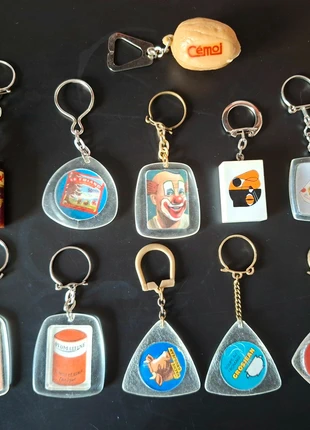 Lot de portes clés publicitaires vintage, marque: Vintage, état: Bon état, 8,00 €, 9,10 € Protection acheteurs incluse