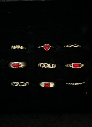 9 bagues lot, condition: Very good, size: 18.1 mm Ø, €4.00, €4.90 includes Buyer Protection Pro