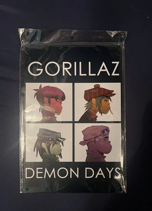 Gorillaz Demon Days tin sign 30cm x 20cm Gift, condition: New with tags, £5.00, £5.95 includes Buyer Protection Pro