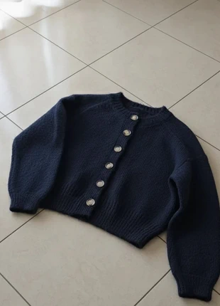 Cardigan bleu marine boutonné, marca: NuitClaire, estado: Muy bueno, tamaño: M / 38 / 10, 48,99 €, 52,14 € Protección al comprador incluida