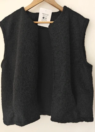 Gillet sans manche avec poches 20 %laine, marca: Boutique Parisienne, estado: Muito bom, tamanho: M / 38 / 10, €14.00, €15.40 inclui Proteção do Comprador