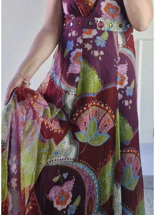 robe d'été longue style desigual taille SM, marque: Boutique Parisienne, état: Très bon état, taille: S / 36 / 8, 25,00 €, 26,95 € Protection acheteurs incluse