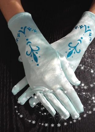 Gants bleus clair / Accessoire de princesse, état: Neuf avec étiquette, taille: Taille unique, 5,00 €, 5,95 € Protection acheteurs incluse
