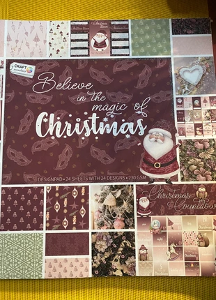 🎄🎅 Bloc de 24 feuilles 30 x 30 cm Thème Noël 🎅🎄, brand: Craft Sensations, condizioni: Nuovo senza cartellino, €2.00, €2.80 include la Protezione acquisti