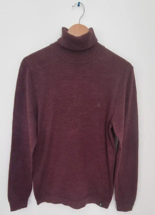 Pull col roulé homme bordeaux en coton taille M, brand: Silver Creek, condition: Very good, size: M, €9.00, €10.15 includes Buyer Protection