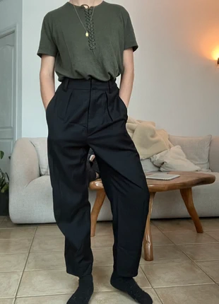 Pantalón en pure laine vierge Isabel Marant, marca: Isabel Marant Étoile, estado: Muito bom, tamanho: S / 36 / 8, €55.00, €58.45 inclui Proteção do Comprador