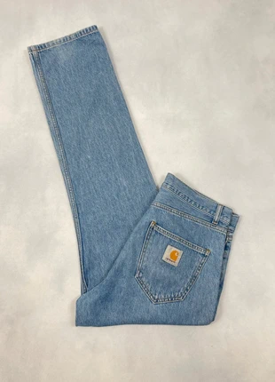 Jean Carhartt wip Large Droit Bleu clair modèle Nolan Loose Denim Pant - Taille M w30 #1824, marca: Carhartt, estado: Muito bom, tamanho: PT 40 | W30, €49.00, €52.15 inclui Proteção do Comprador Pro