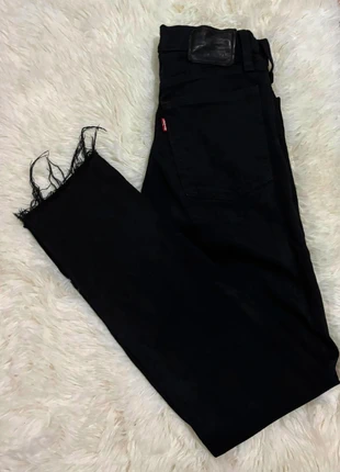 Jean levis wedgie quality premium / noir / denim / femme/ vaquero / W23 L23, marque: Levi's, état: Très bon état, taille: XS / 34 / 6, 22,00 €, 23,80 € Protection acheteurs incluse