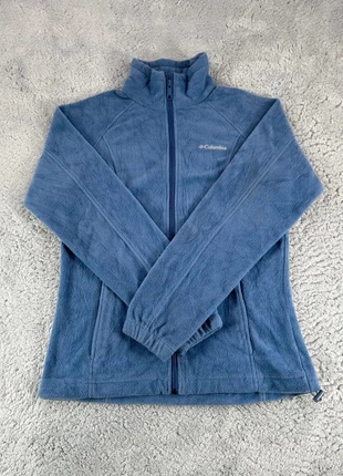 Columbia Veste Polaire S Outdoor Randonnée Bleu Logo Brodé / Fleece Jacket Blue Embroidered 00183, marque: Columbia, état: Bon état, taille: S, 9,00 €, 10,15 € Protection acheteurs (Pro) incluse