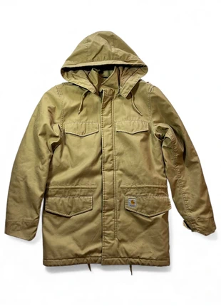 Manteau parka matelassé et zippé homme carhartt - moutarde - Taille S, brand: Carhartt, condition: Very good, size: S, €49.90, €53.10 includes Buyer Protection