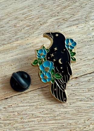 Kraai pin, merk: Alternative, staat: Nieuw zonder prijskaartje, € 3,95, € 4,85 inclusief Kopersbescherming