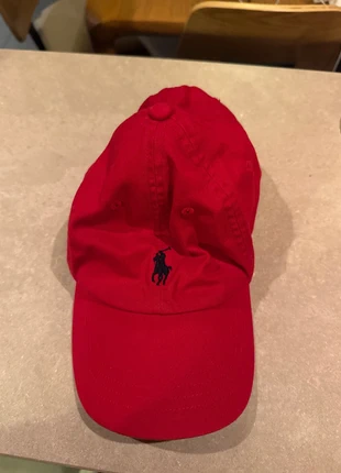 Red Ralph Lauren hat, marque: Ralph Lauren, état: Très bon état, taille: Taille unique, 10,00 €, 11,20 € Protection acheteurs incluse