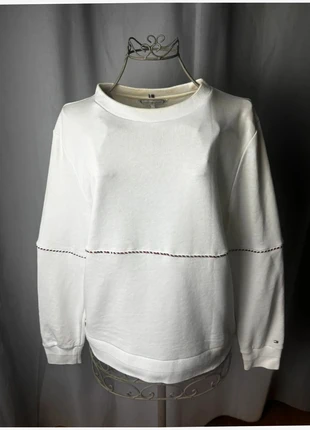 Sweat / pull blanc Tommy Hilfiger – Taille L femme, marca: Tommy Hilfiger, estado: Muito bom, tamanho: L / 40 / 12, €18.00, €19.60 inclui Proteção do Comprador Pro