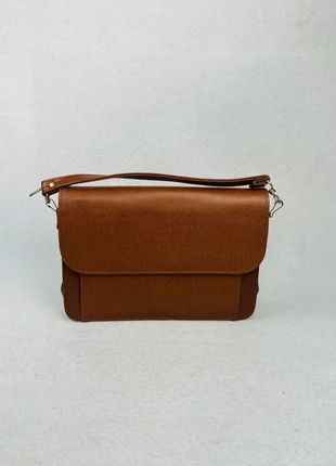 Sac Pochette Vintage Marron En Simili Cuir Intérieur Organisé À Compartiments, marca: Vintage Dressing, estado: Muito bom, €23.90, €25.80 inclui Proteção do Comprador Pro