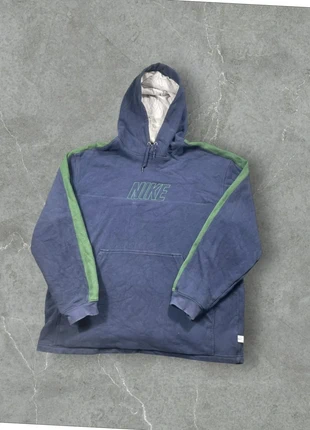 Pull a capuche Nike bleu marine logo brodé vert - L homme, marca: Nike, estado: Muito bom, tamanho: L, €25.00, €26.95 inclui Proteção do Comprador Pro