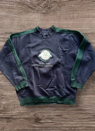 Pull col rond Saint-James vintage 90’s logo brodé - Made in France - Taille M, brand: Saint James, condition: Very good, size: M, €52.90, €56.25 includes Buyer Protection