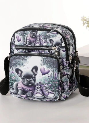Purple Puppy Crossbody Woman Small Shoulder Messenger Satchel Bum Bag, brand: Unbranded, condition: New with tags, £9.99, £11.19 includes Buyer Protection