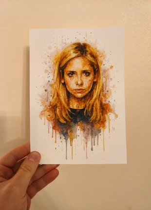 Buffy Summers Watercolor Style Digital Print (A5) - Buffy the Vampire Slayer, brand: Art, condition: New without tags, £3.50, £4.38 includes Buyer Protection