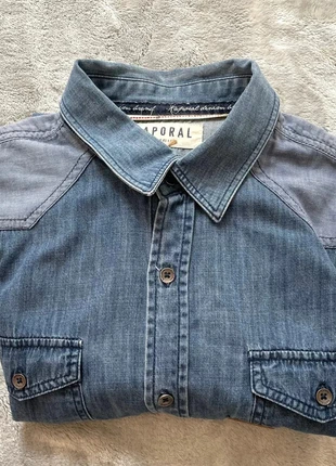 Chemise en jean Kaporal – Taille M – Style denim intemporel, marque: Kaporal, état: Très bon état, taille: M, 15,00 €, 16,45 € Protection acheteurs incluse