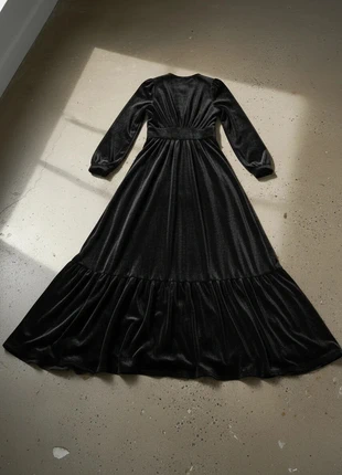 Robe longue velours noire – élégante, fluide, vintage, fantasy, soirée, marque: Maison Lune Noire, état: Très bon état, taille: M / 38 / 10, 69,90 €, 74,10 € Protection acheteurs (Pro) incluse