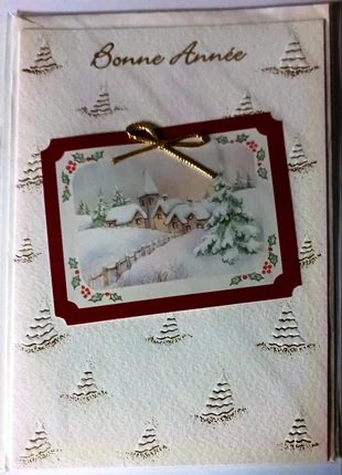 Jolie carte postale double Bonne année 12 neuve, marke: Jolie, zustand: Neu, mit Etikett, 1,00 €, 1,75 € inklusive Vinted-Käuferschutz