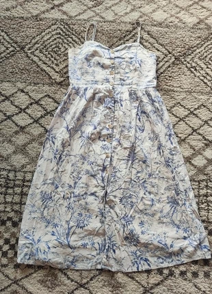 Leinen Sommerkleid mit Knöpfen, marque: H&M, état: Bon état, taille: M / 38 / 10, 4,00 €, 4,90 € Protection acheteurs incluse