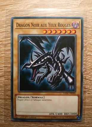 Carte Yu-Gi-Oh! : Dragon Noir aux Yeux Rouges / ledu-fr000, marque: Yu-Gi-Oh!, état: Neuf sans étiquette, 3,00 €, 3,85 € Protection acheteurs incluse