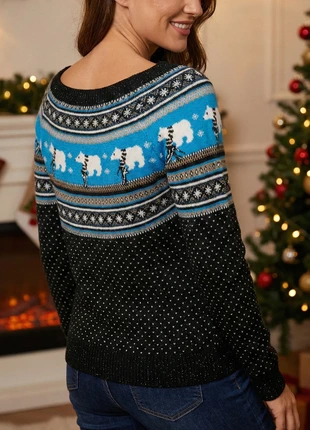 Superbe Pull de Noël Brillant Ours 3D - Holiday Time - Taille M (ou S oversize), marque: Noël, état: Très bon état, taille: M / 38 / 10, 17,90 €, 19,50 € Protection acheteurs incluse