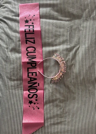 Kit de cumpleaños rosa, marque: Local, état: Neuf sans étiquette, 3,00 €, 3,85 € Protection acheteurs incluse