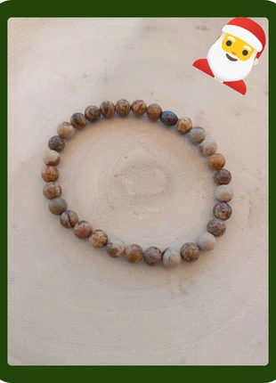 Bracelet en pierre de jaspe, merk: créa 'Dolce, staat: Nieuw zonder prijskaartje, € 9,90, € 11,10 inclusief Kopersbescherming