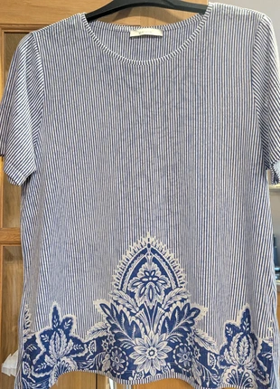 Ladies short sleeve top, brand: Per Una, condition: Good, size: L / UK 16-18, £1.40, £2.17 includes Buyer Protection