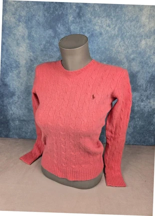 polo ralph lauren pull rose col rond coton cable knit taille S | 28A, brand: Ralph Lauren, condition: Very good, size: S / 36 / 8, €44.00, €46.90 includes Buyer Protection Pro