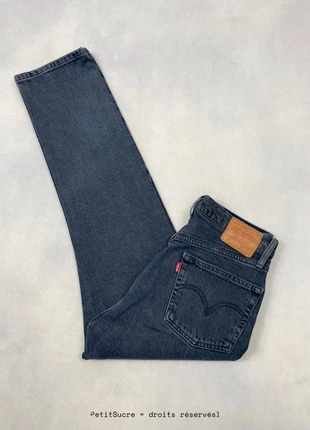 Jean Levi’s 501 Noir Taille Haute Femme Coupe droite Denim Pant - Taille S w26 #1430, marca: Levi's, estado: Muy bueno, tamaño: S / 36 / 8, 34,90 €, 37,35 € Protección al comprador Pro incluida