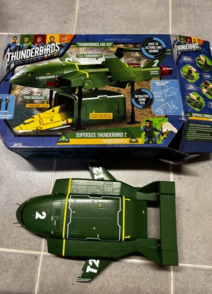 Vaisseau supersize thunderbird 2 + thunderbird 4, brand: Thunderbirds, condition: Very good, size: 7 years / 122 cm, €25.00, €26.95 includes Buyer Protection
