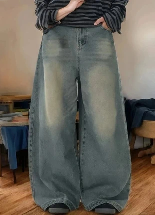 Jean large gris et bleu homme simple style vintage y2k taille L, marque: Street Lover, état: Très bon état, taille: L, 49,90 €, 53,10 € Protection acheteurs incluse