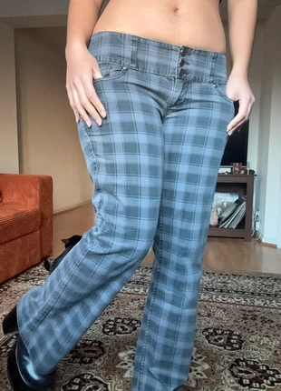 Jean vintage taille basse à carreau style grunge y2k, marque: Top Vintage, état: Très bon état, taille: M / 38 / 10, 34,50 €, 36,93 € Protection acheteurs (Pro) incluse